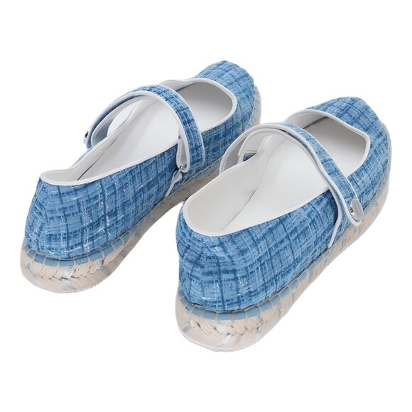 KARL LAGERFELD PARIS Women Karl Lagerfeld Mikai Espadrille Flats Cornflower Blue US 9M